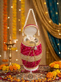 The "Utsav" Dholak Potli – Handcrafted Leheriya Gift Bag