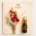 Shaalik Bloom & Fragrance Gift Set — Dried Flower Bouquet + Flora Oil