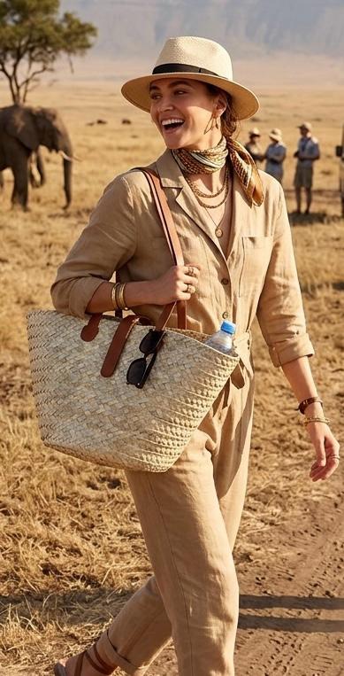 Eco Luxe Palm Leaf Tote-Handwoven Tropical Travel Bag