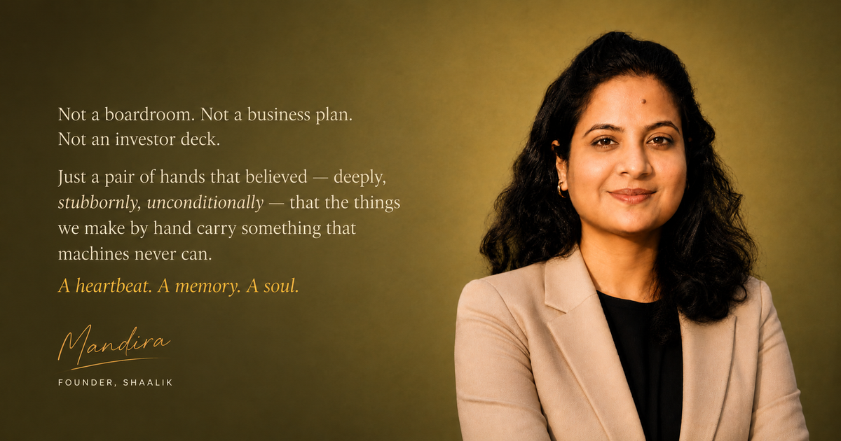 Mandira Mukherjee — Founder, Shaalik