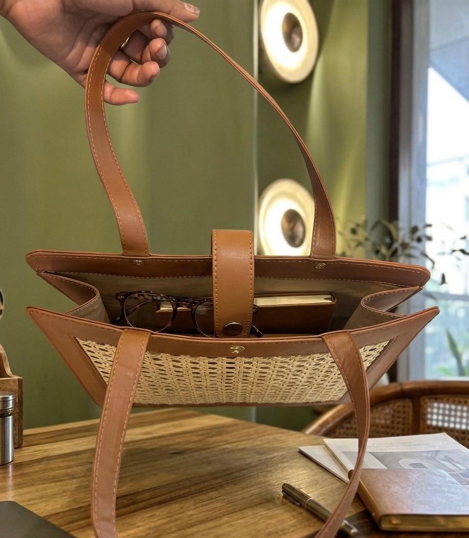 The signature Artisan Rattan- Tote Bag