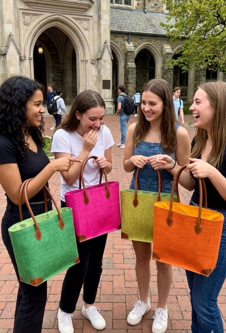 Eco Luxe Handwoven Jute Tote-Sustainable Everyday Bag