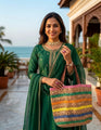 Kaveri Raffa Tote- Handwoven by Indian Artisans |Limited Batch of 15