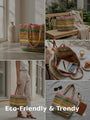 Kaveri Raffa Tote- Handwoven by Indian Artisans |Limited Batch of 15