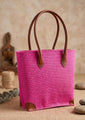 Eco Luxe Handwoven Jute Tote-Sustainable Everyday Bag