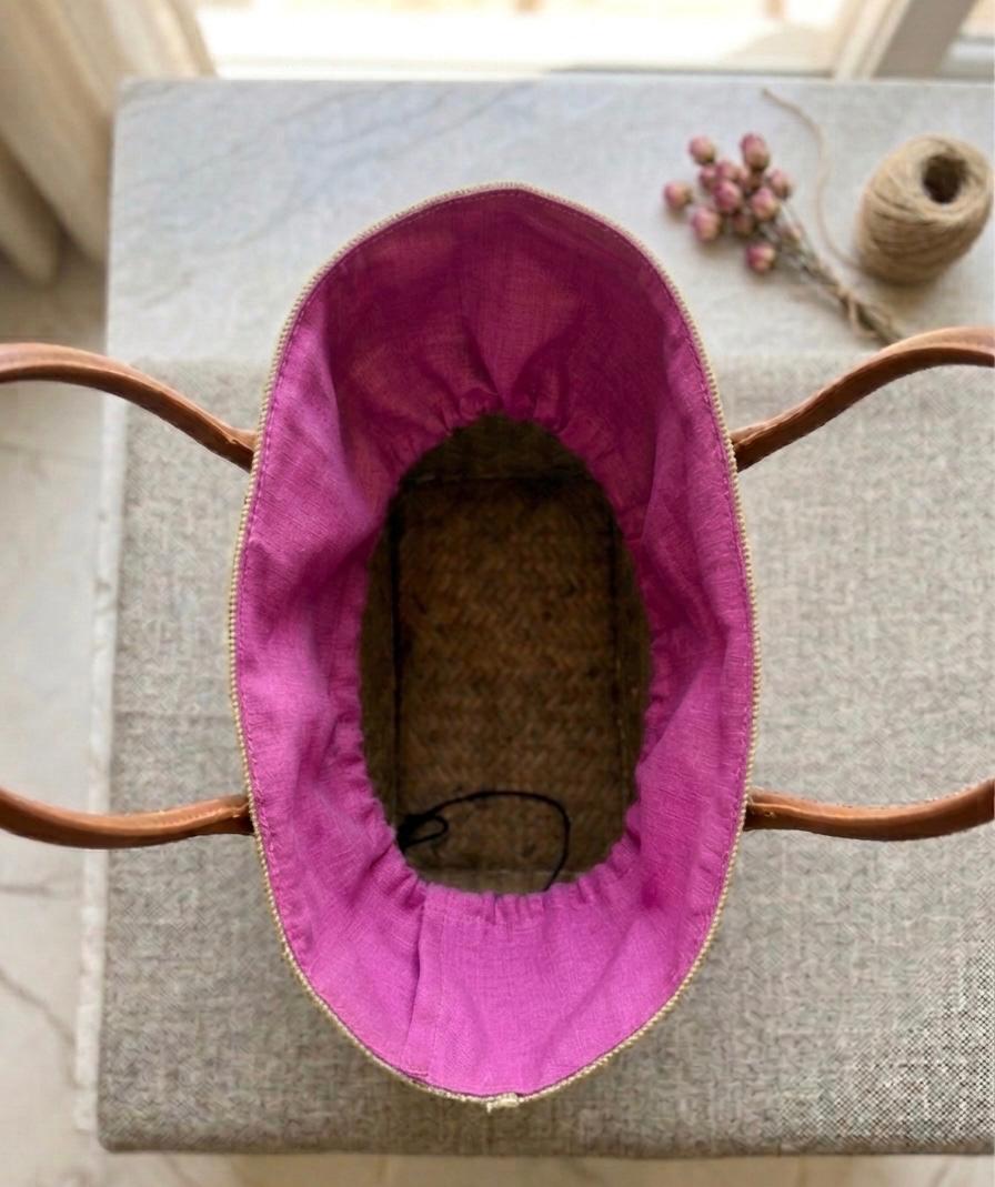 Eco Luxe Handwoven Jute Tote-Sustainable Everyday Bag